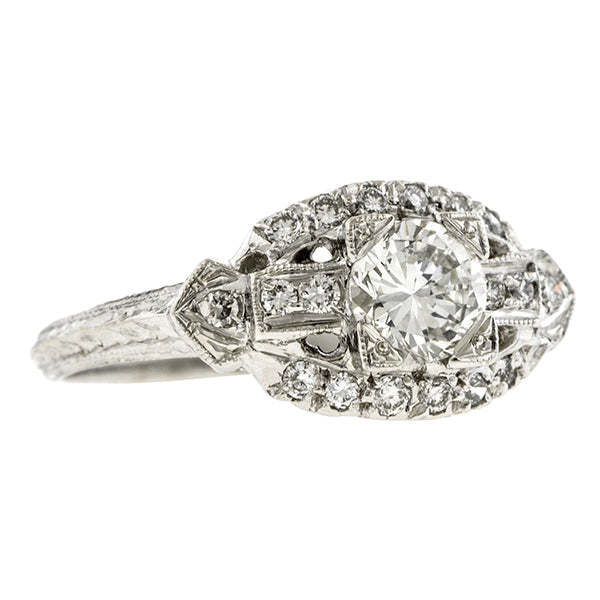 Vintage Engagement Ring, TRNB 0.50ct:: Doyle & Doyle
