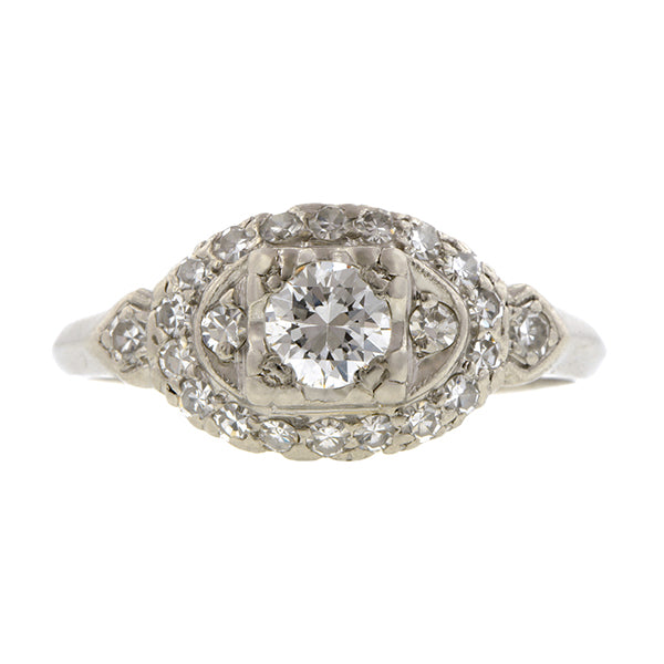 Vintage Diamond Engagement Ring, TRB 0.30ct::Doyle & Doyle