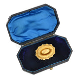 Victorian Locket Back Target Brooch:: Doyle & Doyle