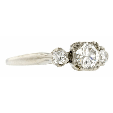 Vintage Diamond Engagement Ring, RBC 0.42ct:: Doyle & Doyle
