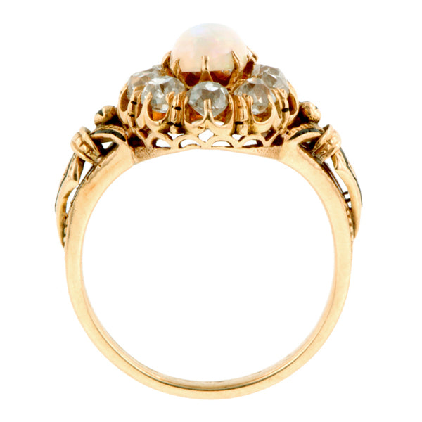 Victorian Opal & Diamond Ring:: Doyle & Doyle