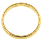 Comfort Fit Wedding Band Ring, 3mm 18ky