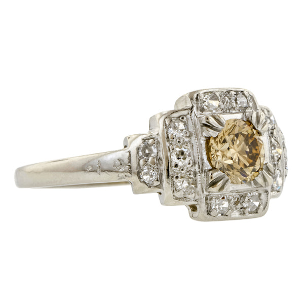 Vintage Diamond Engagement Ring, RBC; 0.44ct:: Doyle & Doyle