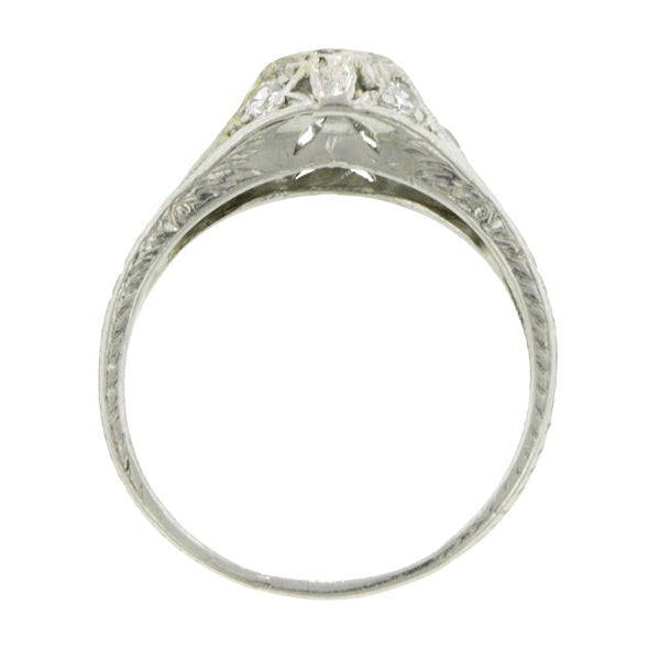 Edwardian Engagement Ring, Old Mine 0.61ct