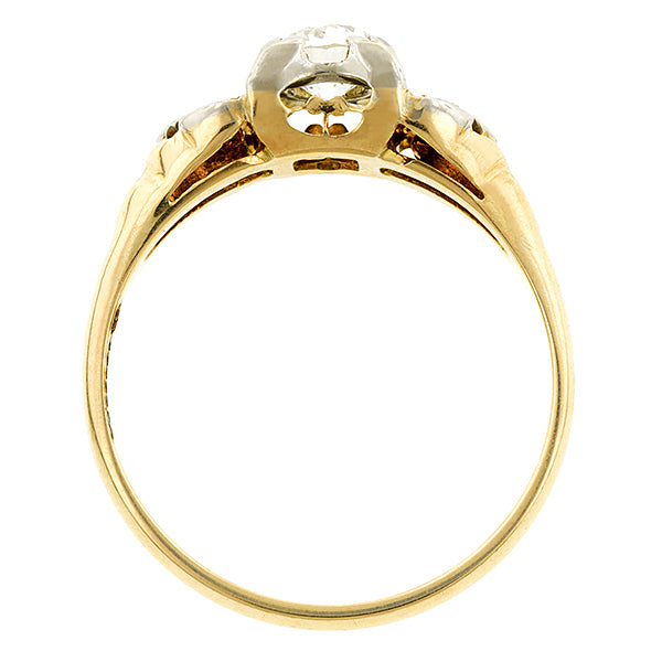 Vintage Diamond Engagement Ring, Old Euro 0.34ct:: Doyle & Doyle