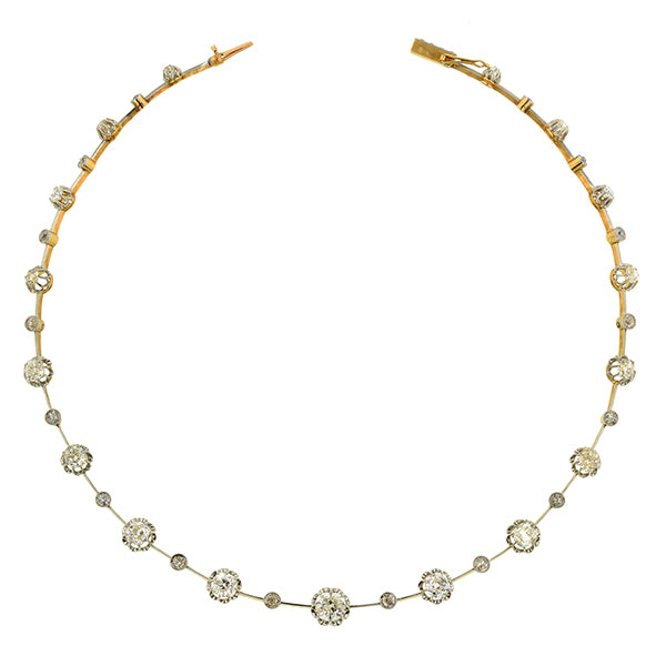 Edwardian Old Mine Diamond Necklace
