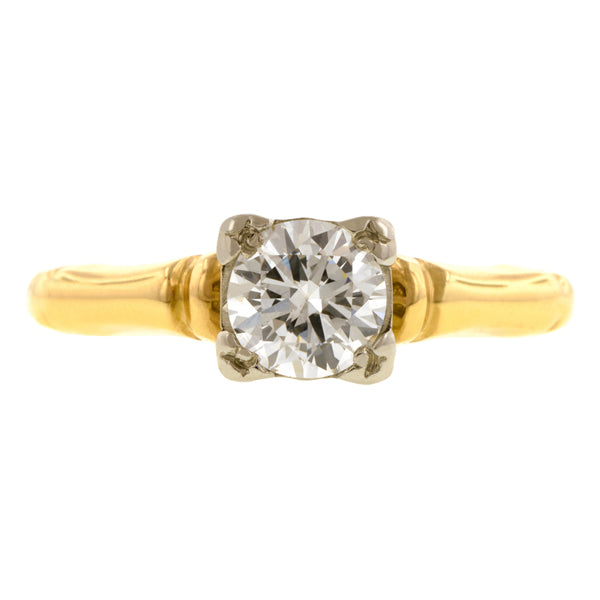 Vintage Diamond Engagement Ring, RBC 0.55ct:: Doyle & Doyle