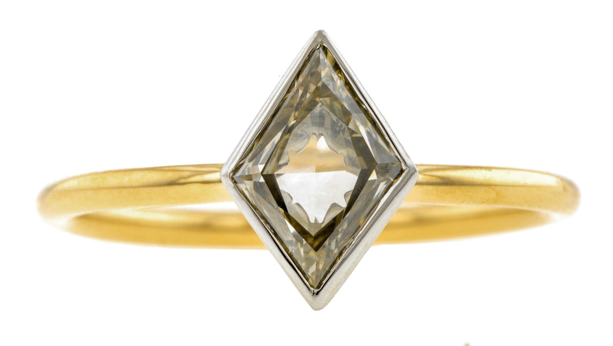 Lozenge Solitaire Engagement Ring, 0.91ct- Heirloom by Doyle & Doyle