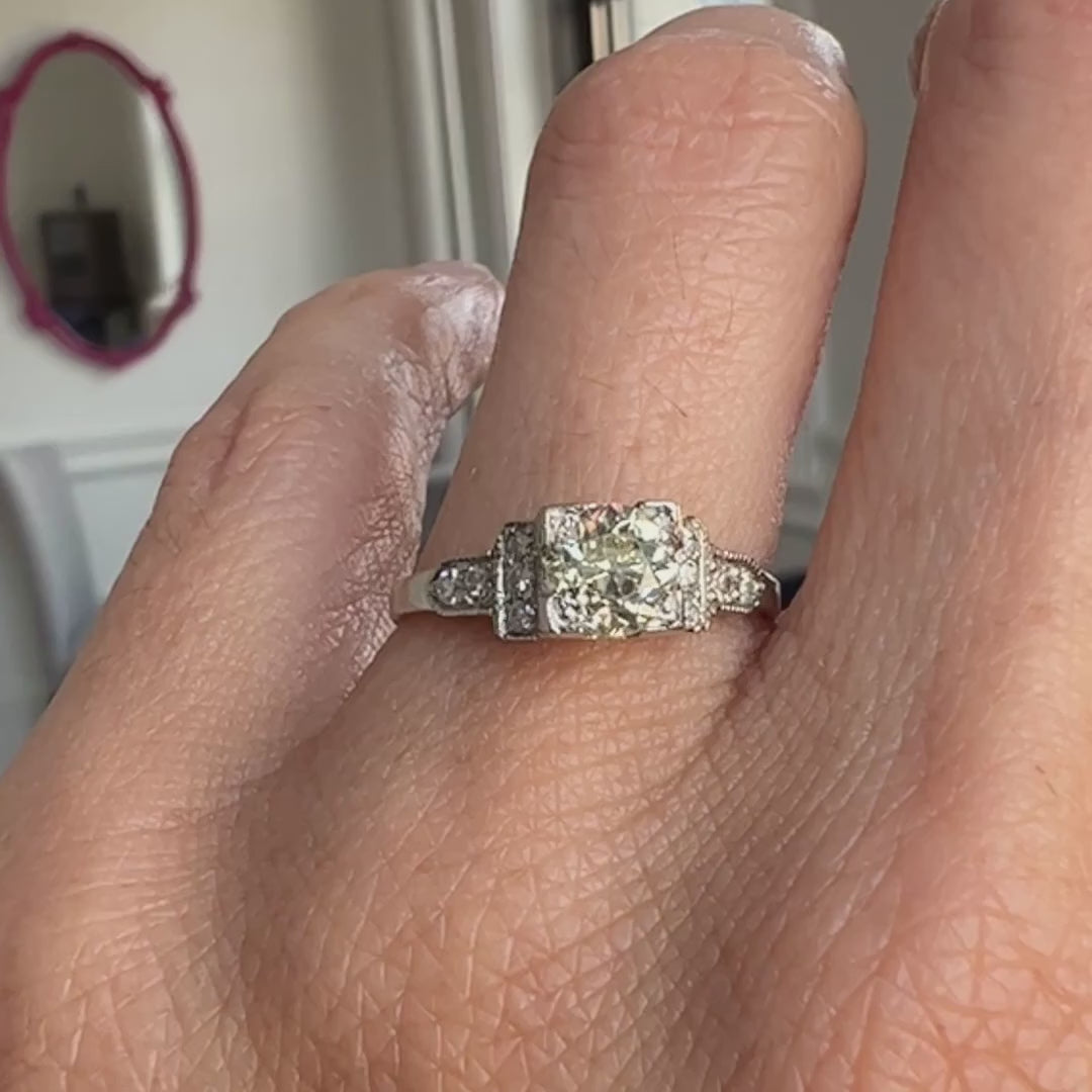 Vintage Engagement Ring, 0.70ct. sold by Doyle and Doyle an antique and vintage jewelry boutique