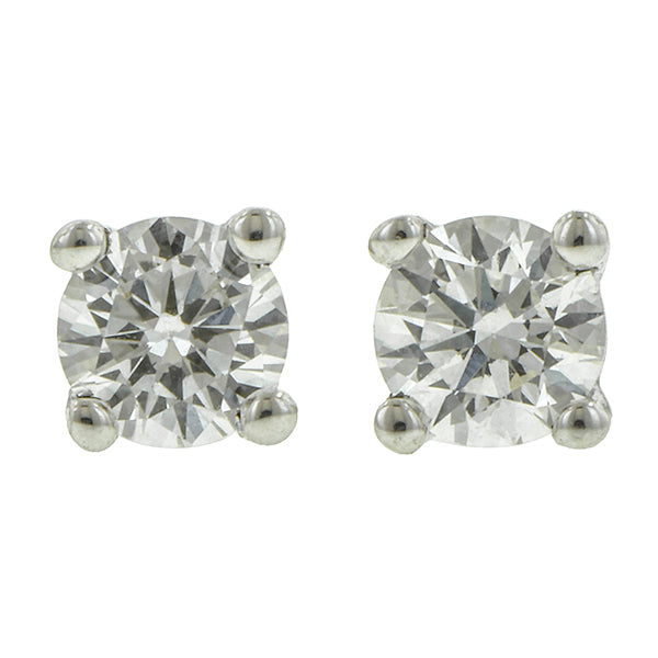 Diamond Stud Earrings, 0.20ctw