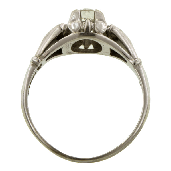 Vintage Diamond Engagement Ring, Old Euro 0.38ct:: Doyle & Doyle