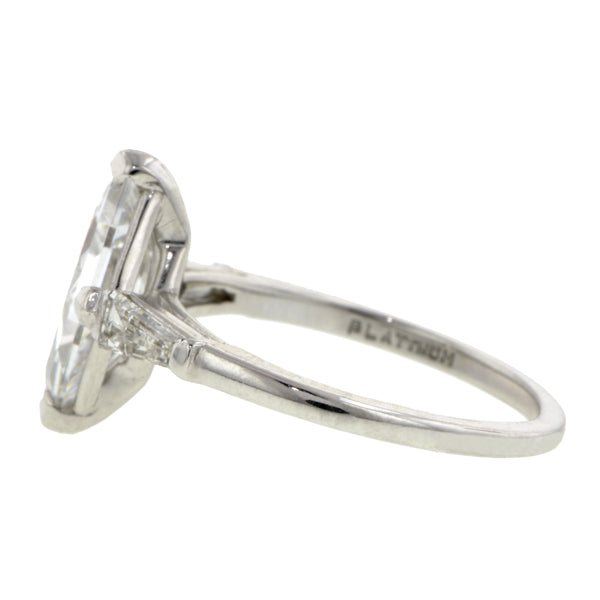 Vintage Diamond Engagement Ring, Lozenge 1.39ct