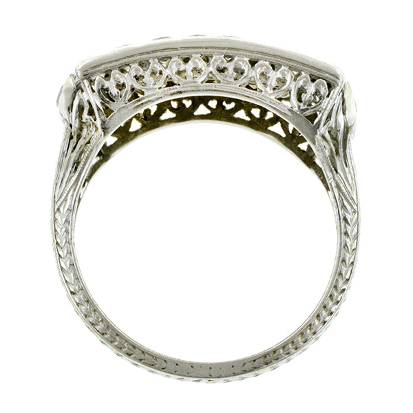 Art Deco French Cut Diamond Ring:: Doyle & Doyle