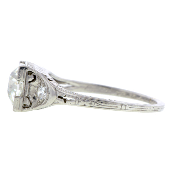 Art Deco Diamond Engagement Ring, Old Euro 1.28ct:: Doyle & Doyle