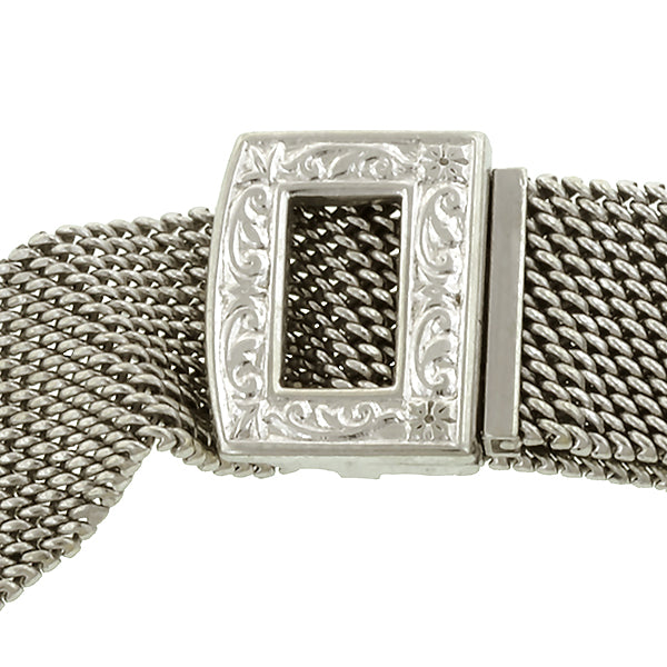 Art Deco Diamond Baguette Bracelet