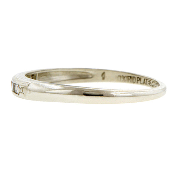 Vintage Diamond Wedding Band::Doyle & Doyle