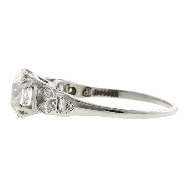 Vintage Diamond Engagement Ring, Old Euro 1.35ct::Doyle & Doyle
