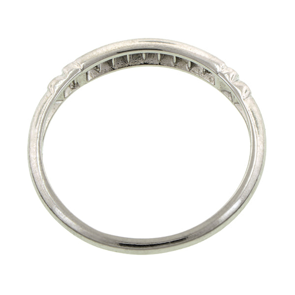 Vintage Diamond Wedding Band Ring