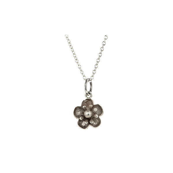 Flower White Gold Pendant- Heirloom by Doyle & Doyle