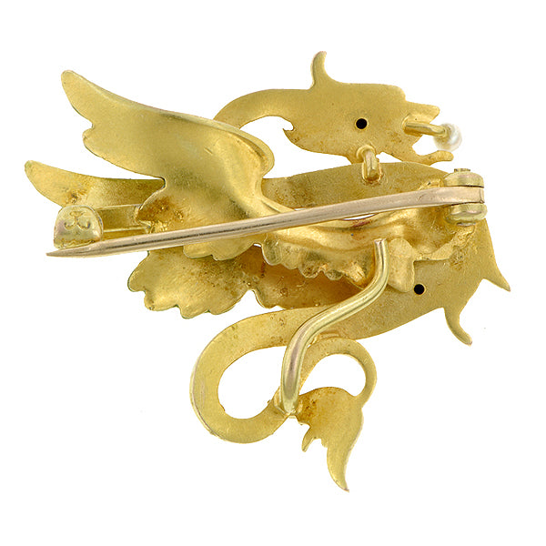 Enamel* Dragon Pin::Doyle & Doyle