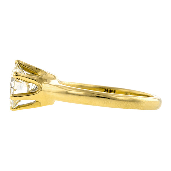 Vintage Engagement Ring, RBC 1.09ct::Doyle & Doyle
