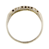 Vintage Diamond Wedding Band Ring, Platinum, sold by Doyle & Doyle vintage and antique jewelry boutique.