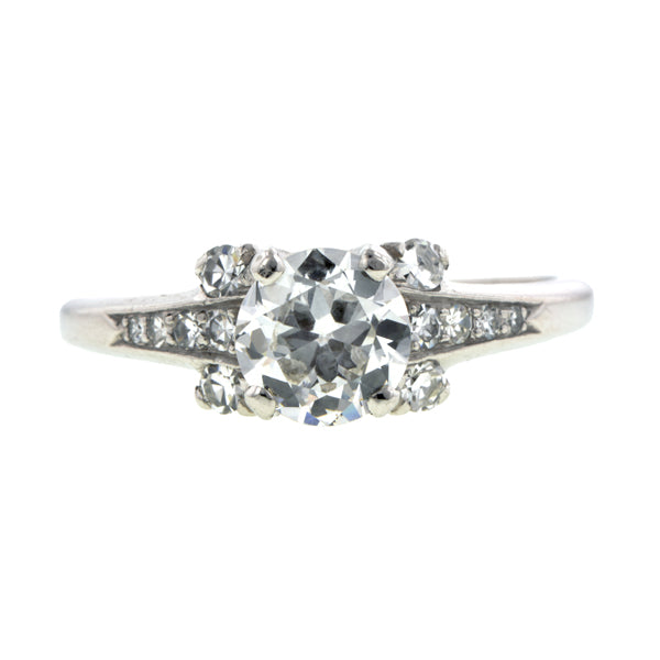 Vintage Diamond Engagement Ring, TRB 0.82ct::Doyle & Doyle