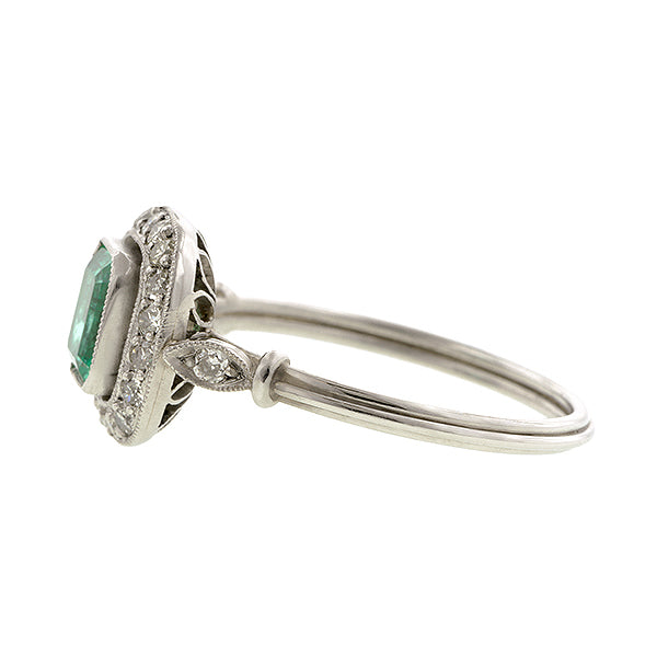 Emerald & Diamond Ring::Doyle & Doyle
