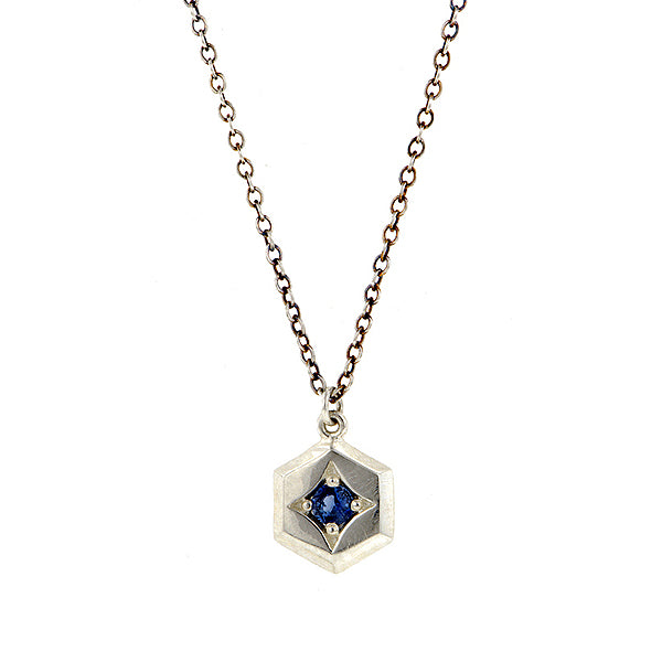 Hex Sapphire Necklace- Heirloom by Doyle & Doyle