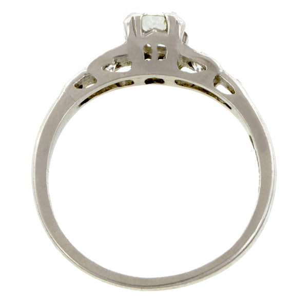 Vintage Diamond Engagement Ring, Old Euro 0.23ct:: Doyle & Doyle