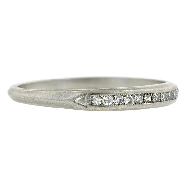 Vintage Diamond Wedding Band Ring
