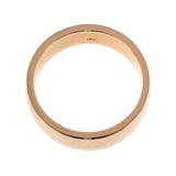 Contemporary ring; a Yellow Gold Hammered Ellipse Wedding Band 6mm sold by Doyle & Doyle vintage and antique jewelry boutique.