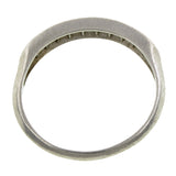 Vintage ring: a Platinum Diamond Wedding Band sold by Doyle & Doyle vintage and antique jewelry boutique.