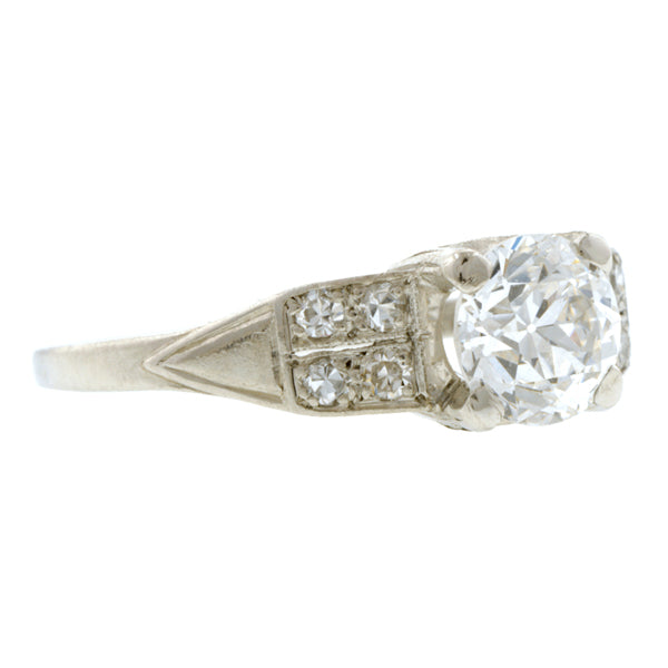 Vintage Diamond Engagment Ring Old Euro 0.83ct:: Doyle & Doyle