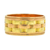 Vintage Patterned Wedding Band:: Doyle & Doyle