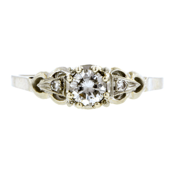Vintage Engagement Ring, RBC 0.27ct :: Doyle & Doyle