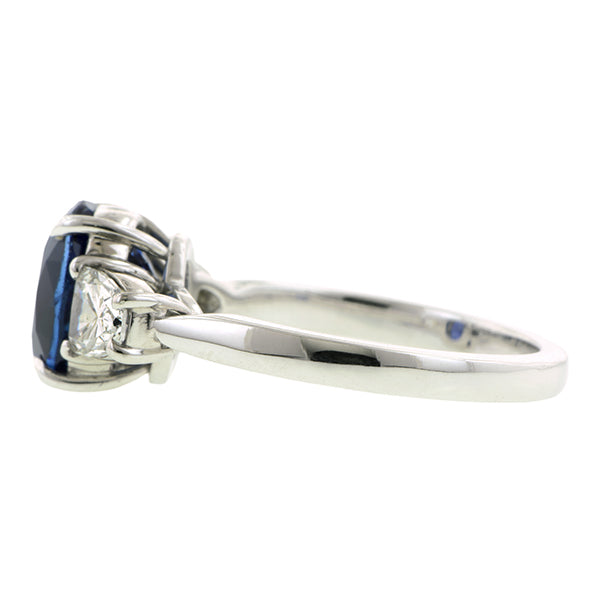 Estate Sapphire & Diamond Ring : Doyle & Doyle