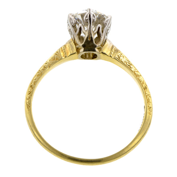 Edwardian Diamond Solitaire Engagement Ring, 1.23ct::Doyle & Doyle