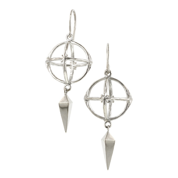 Globe Drop Earrings-Heirloom by Doyle & Doyle::