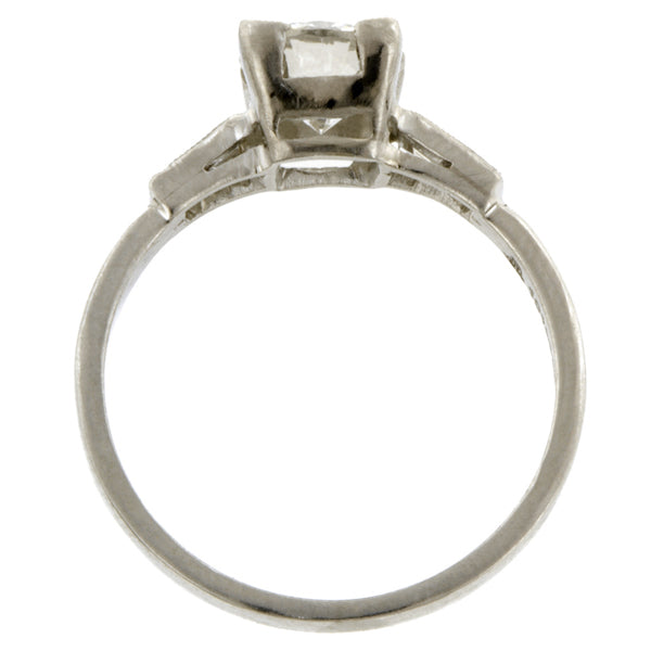 Vintage Engagement Ring, RBC 0.96ct sold by Doyle and Doyle an antique and vintage jewelry boutique