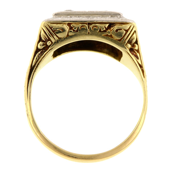 Art Deco Twin Stone Diamond Ring:: Doyle & Doyle