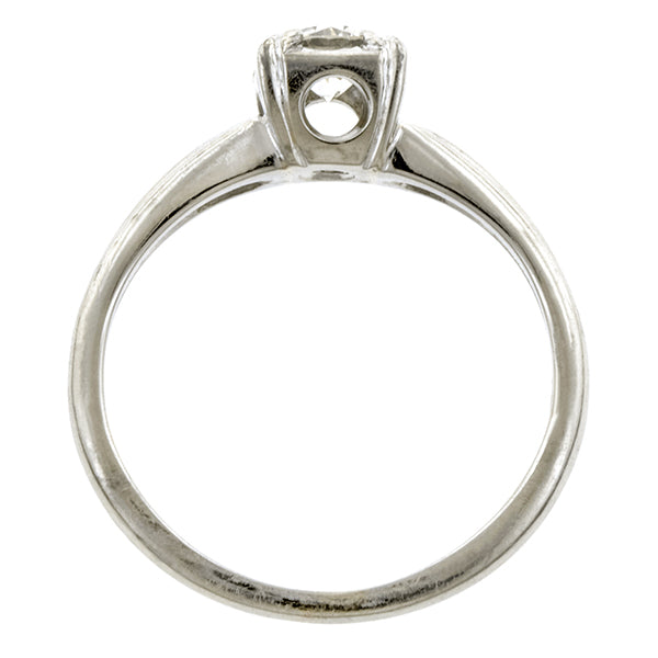 Vintage Solitaire Engagement Ring, RBC 0.30ct:: Doyle & Doyle