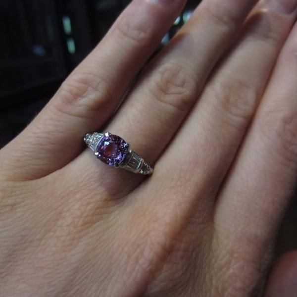 Vintage Sapphire Ring, Fancy Sapphire 2.04ct:: Doyle & Doyle