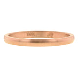 2mm Half Round Band 