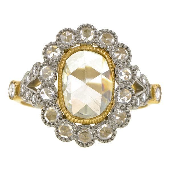 Estate Diamond Engagement Ring, Oval Rose; 0.62ct:: Doyle & Doyle