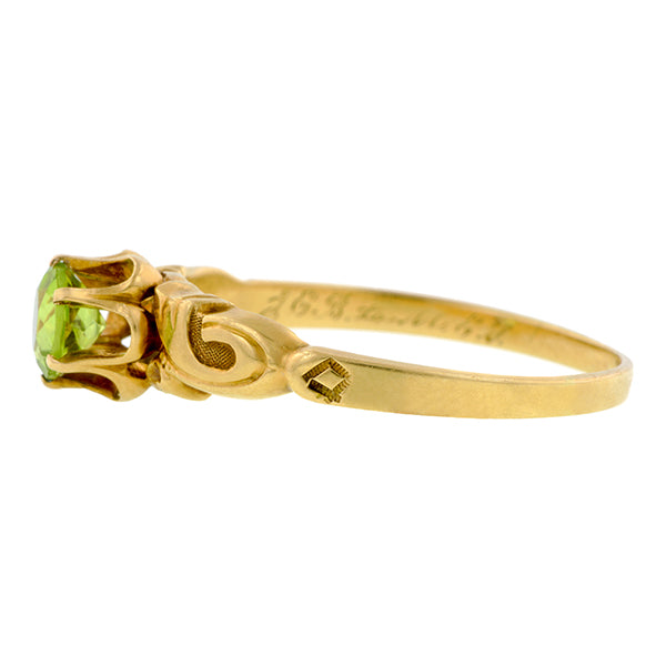Victorian Peridot Ring : Doyle & Doyle