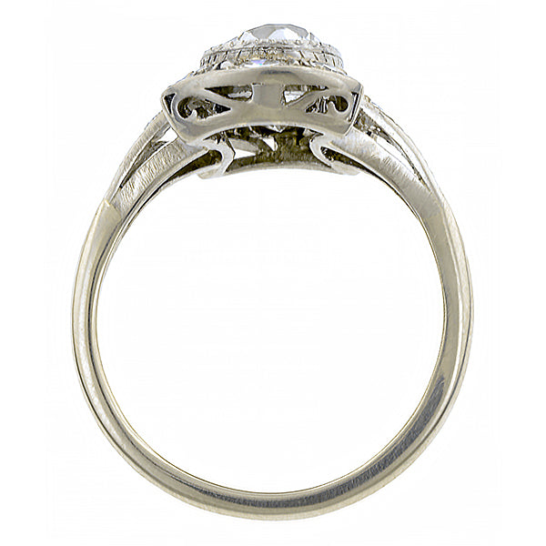 Vintage Diamond Engagement Ring, Old Mine 1.12ct