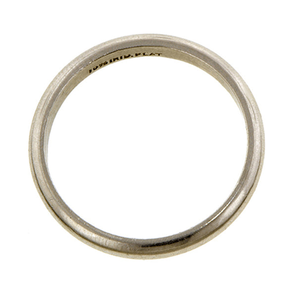 Estate Wedding Band Ring, Platinum, sold by Doyle & Doyle vintage and antique jewelry boutique.
