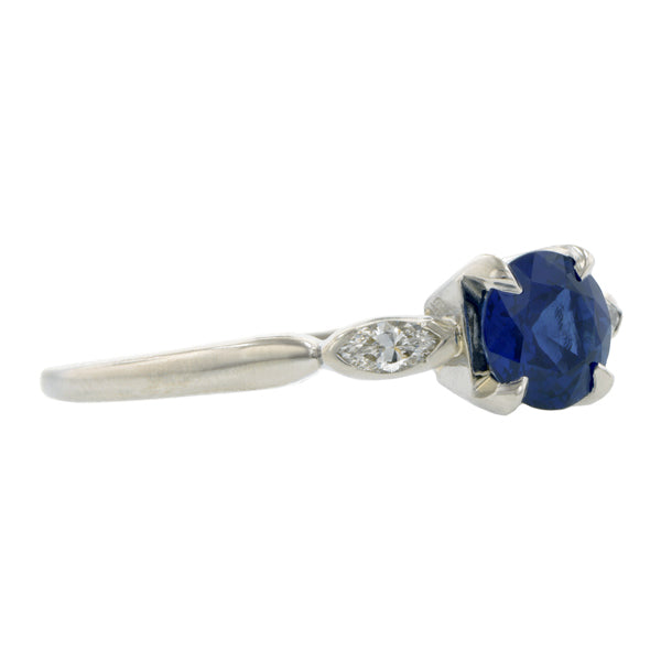 Vintage Sapphire & Diamond Ring