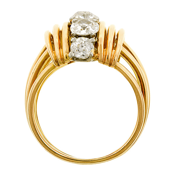 Retro Five Stone Diamond Ring :: Doyle & Doyle